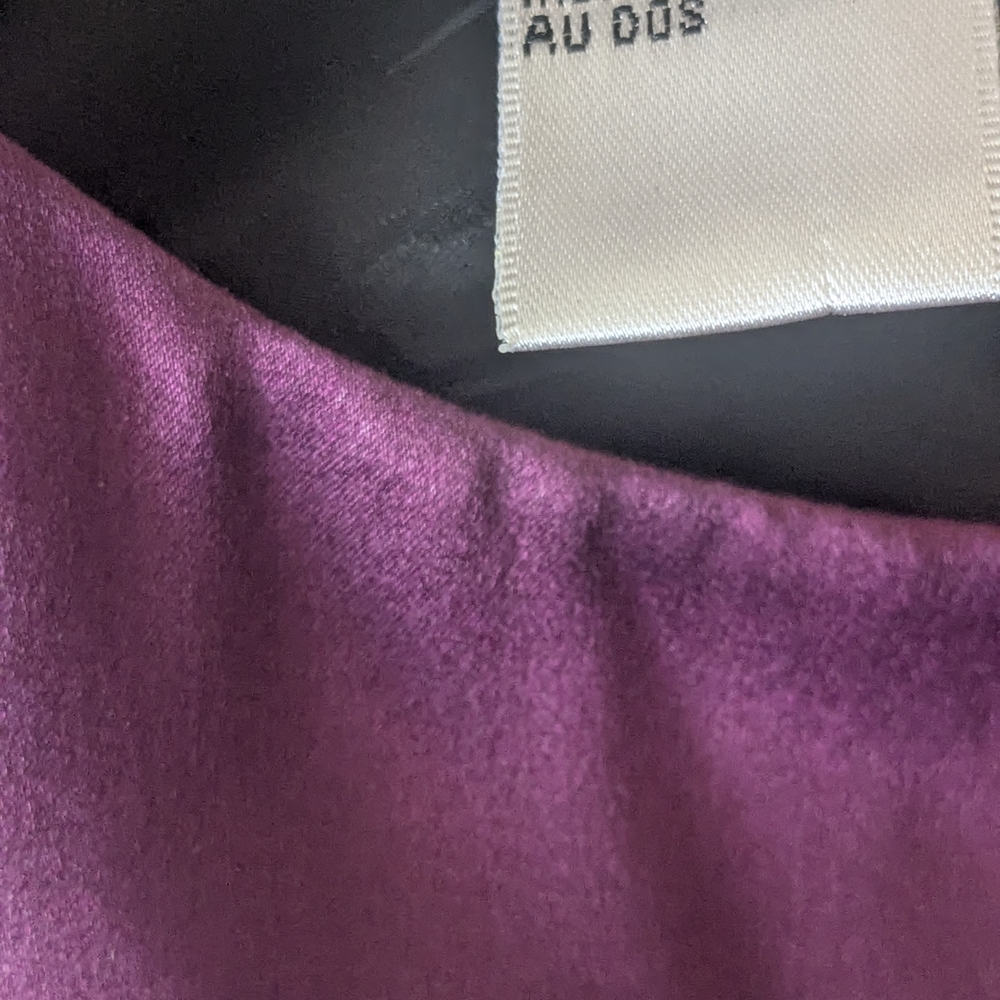 Talbots Plum Washed Silk Sleeveless Shell Top Size 10 NWT Lined Classic - Picture 6 of 11